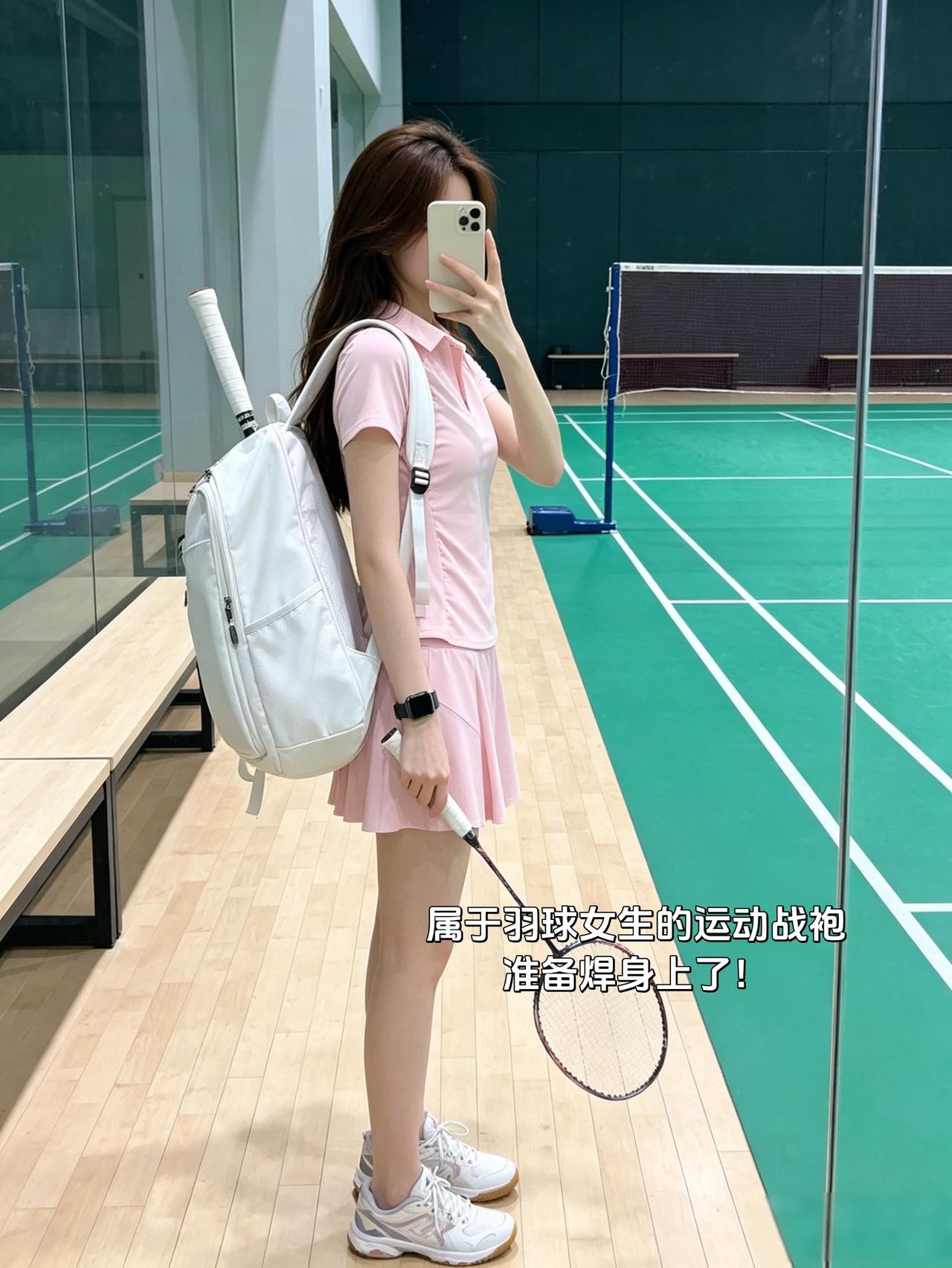属于羽球女生的运动战袍
准备焊身上了！