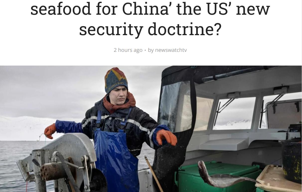 没开玩笑，特朗普团队盯上格陵兰岛，给出一个脑洞大开理由——
把海鲜都拿走，就不给