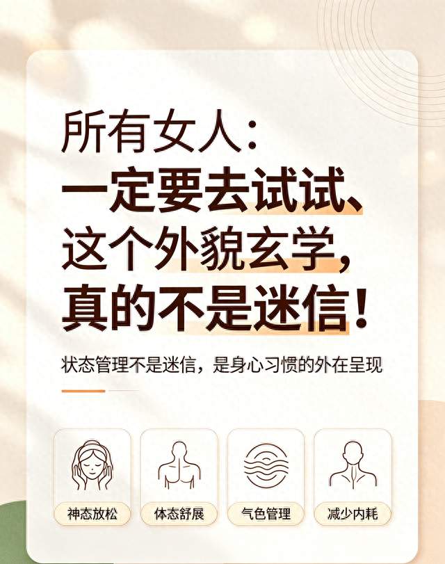 所有女人：一定要去试试这个外貌玄学，真的不是迷信！