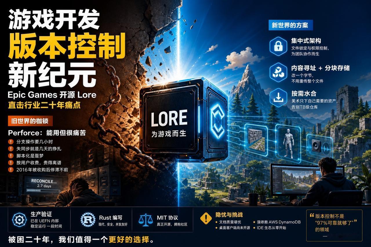 【Epic Games放出大招：游戏行业终于要摆脱Perforce的垄断了？】