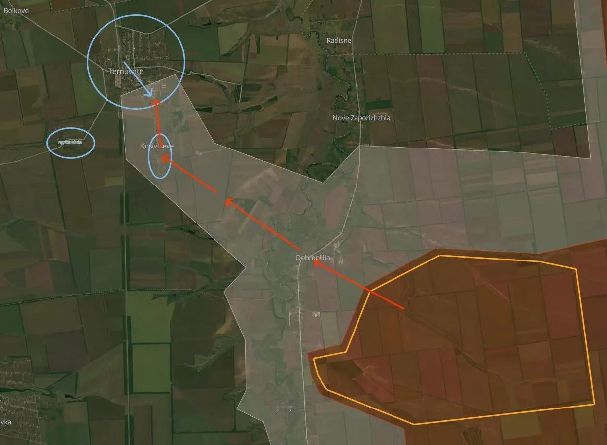 乌军夺回被俄军称占领的特努尔瓦特村。准确说俄军就未曾完全占领该村，只是攻入而已。