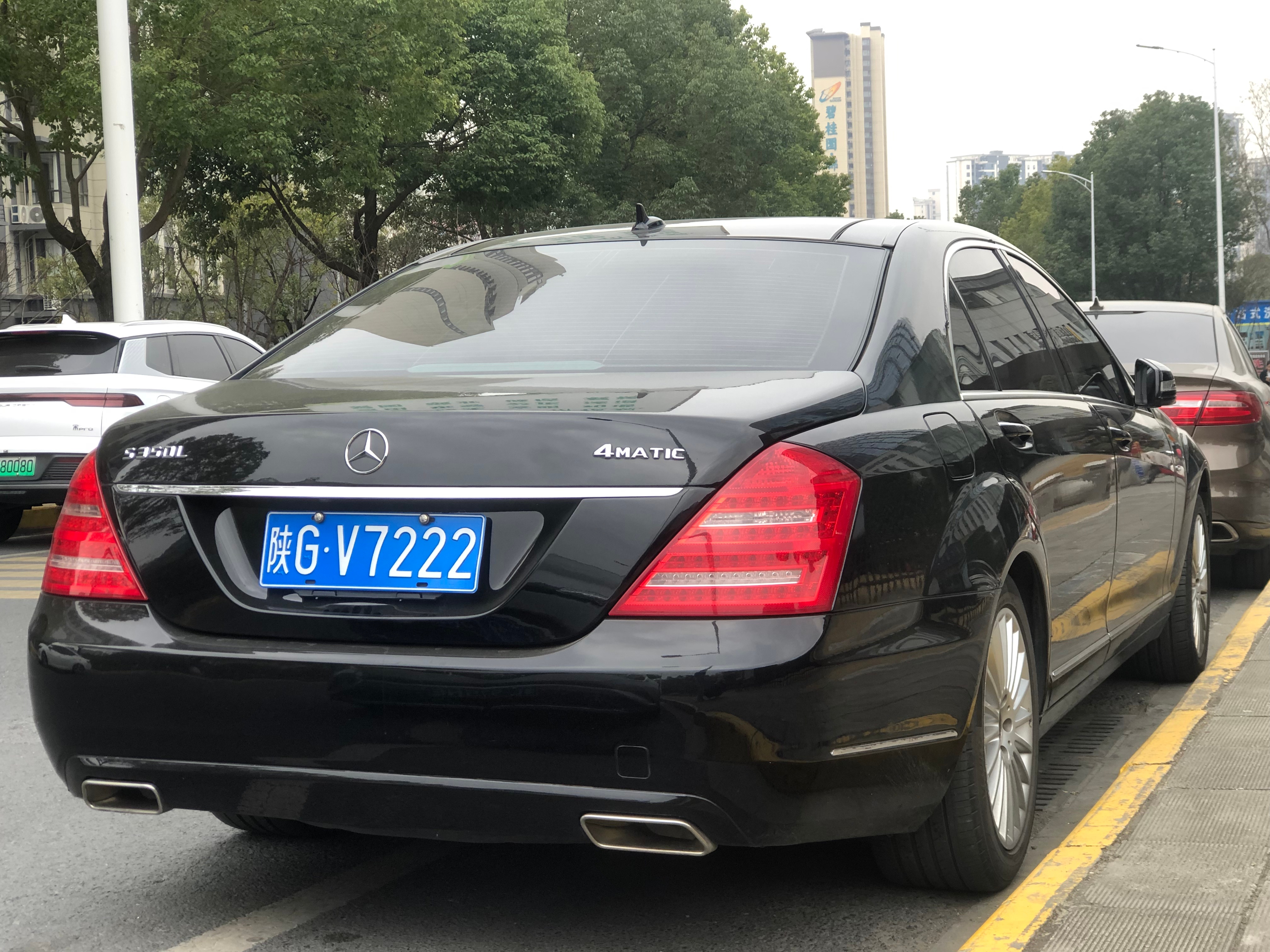 全球车牌 陕GV7222奔驰S350L 安康·美豪R酒店(安康高新旗舰店)