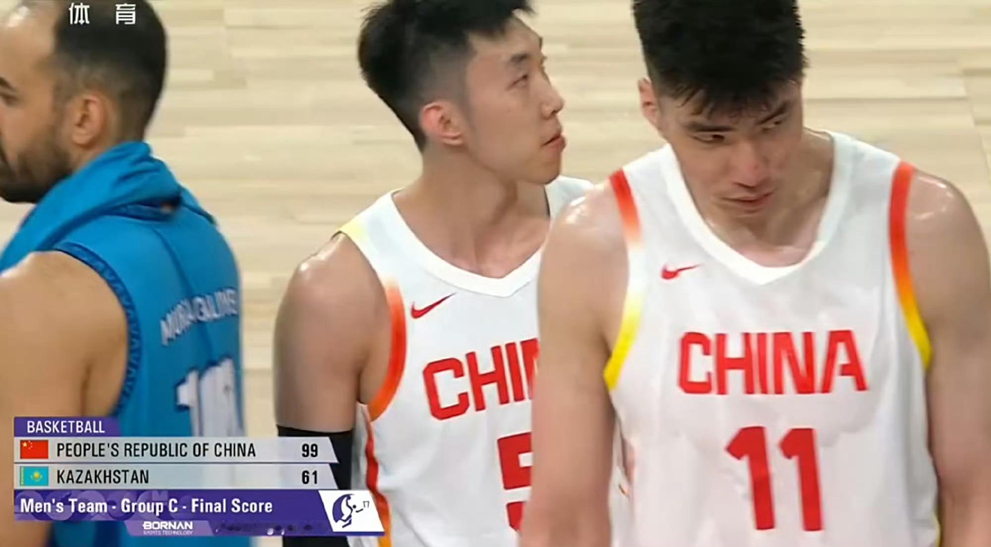 中国男篮大胜哈萨克斯坦中国男篮中国男篮VS哈萨克斯坦男篮 别被38分大胜掩盖住问