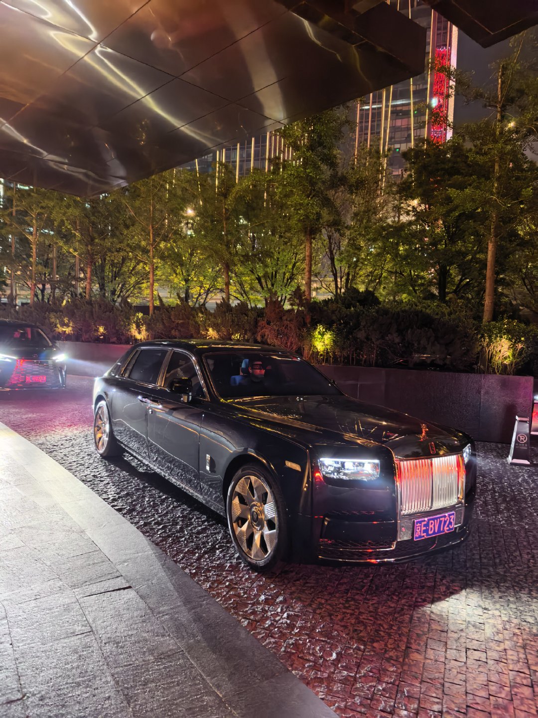 还得是瑰丽，商务接待是劳斯莱斯和雷尔达，司机后备箱拿接待牌，一开始以为是私家车 