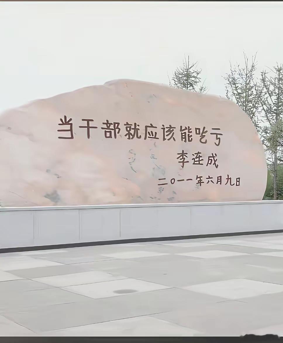 河南吃亏书记李连成获颁七一勋章建议处级以上干部将“当干部就应该吃亏”制成横幅，人