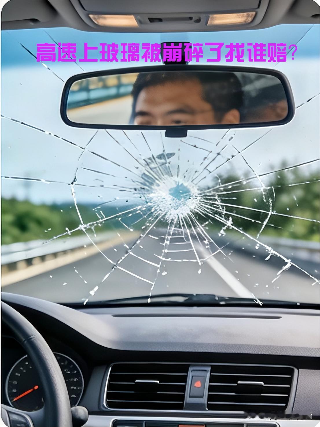 高速玻璃被崩碎别自认倒霉！找谁赔、怎么赔，一次说清！

跑高速最闹心的事，莫过于