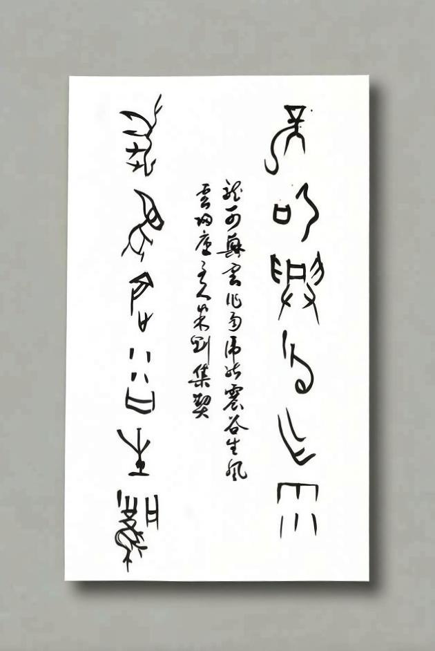 米刚甲骨文作品