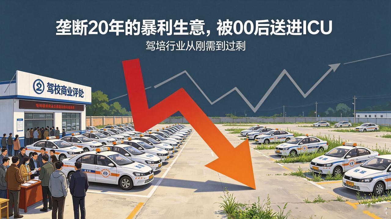 红利散尽，驾培行业败于长久的傲慢
 
曾经暑期报名窗口人头攒动的盛景慢慢消散，驾