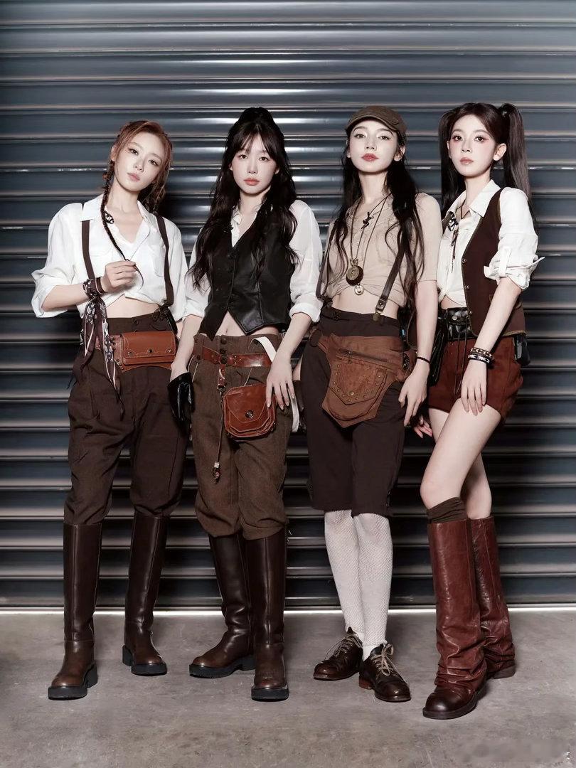 姐姐们可以原地成团出道了 