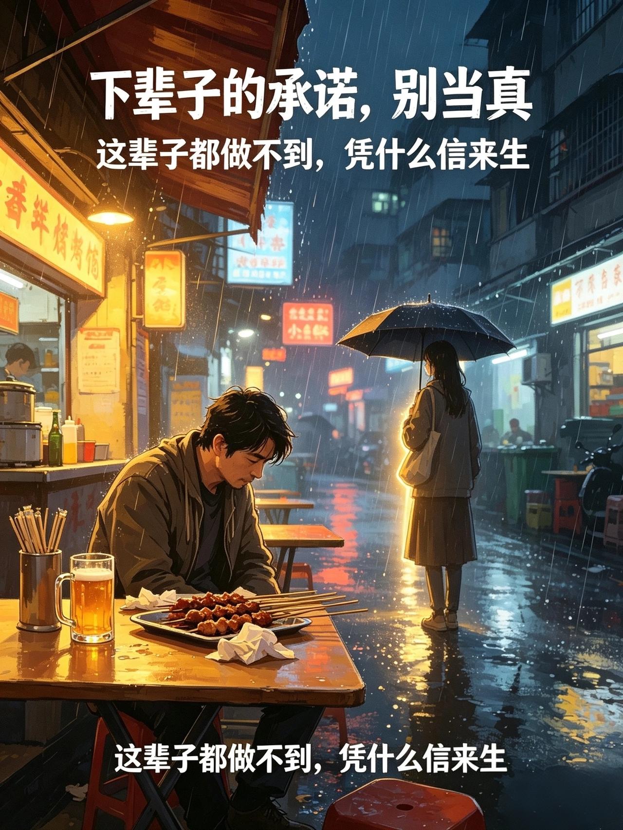 下辈子当牛做马报答？算了吧，这辈子都做不到，谈什么来生
 
总听见人走投无路的时