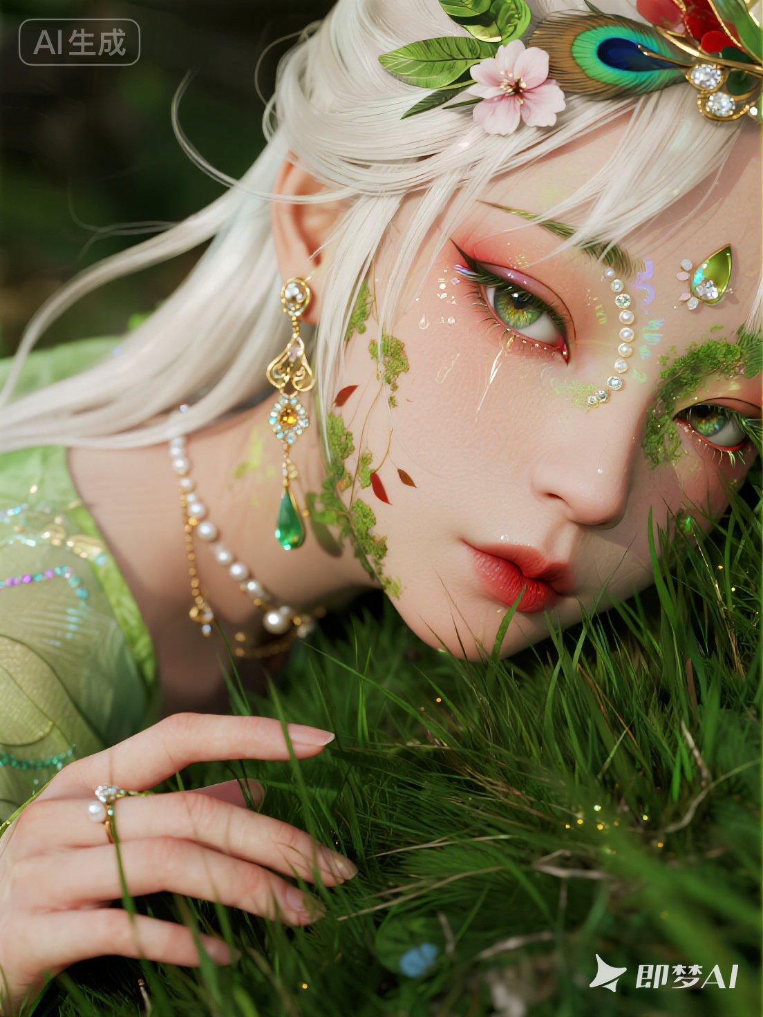 梦幻森林中的精灵，自然与精致的完美融合。