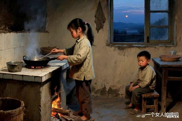 这副照片不忍看，但愿姐弟已开颜 ！