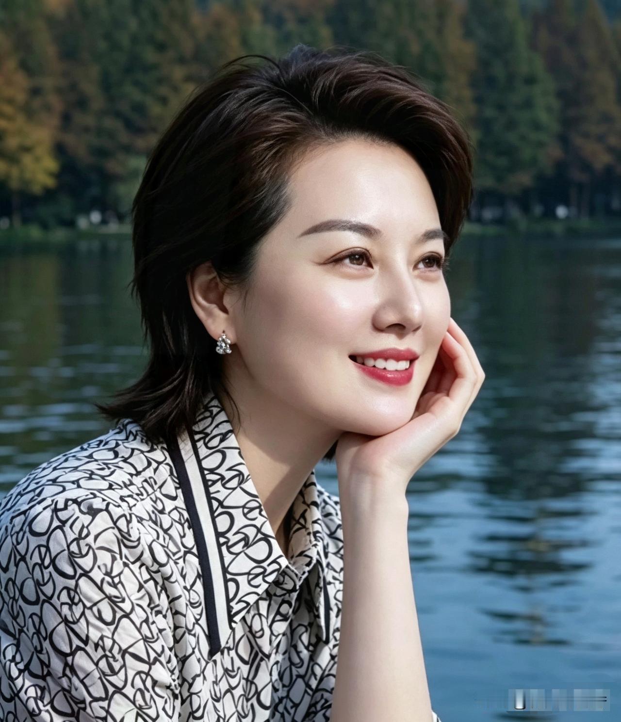 女人最美，从来不是惊艳的五官，而是内心的从容舒展。待人真诚，情绪平和，接纳岁月带