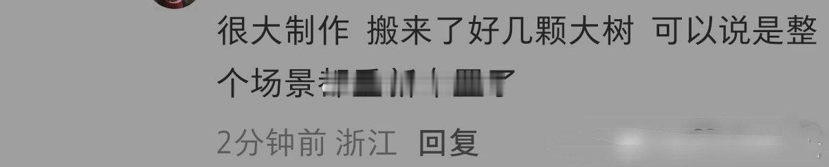 李一桐 陈星旭金枝置景，说是很大的制作 