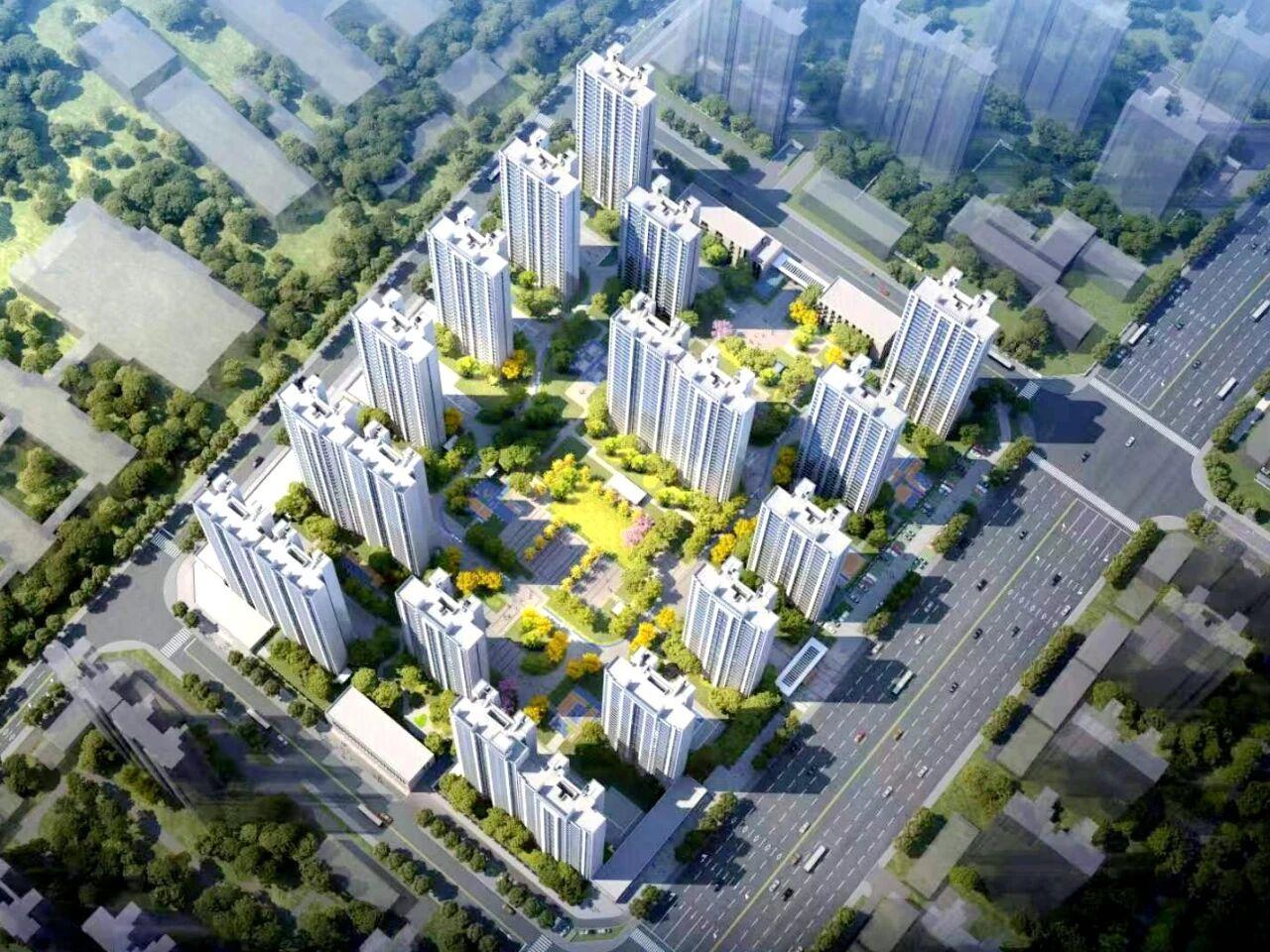 西安重点民生城市更新项目，三兆村城中村改造 DK5 安置小区建设进度条刷新，距离