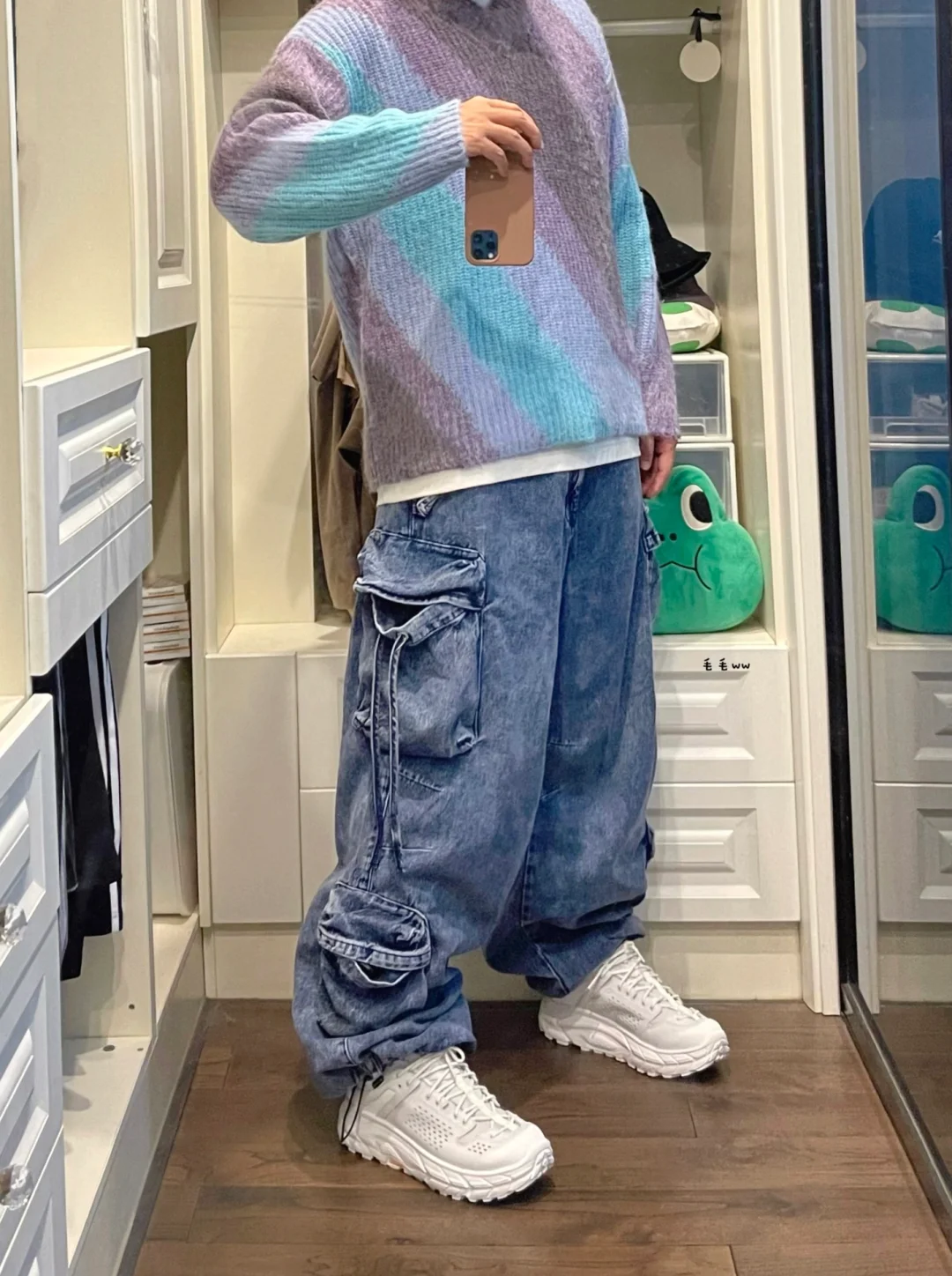 毛衣叠穿｜牛仔裤穿搭