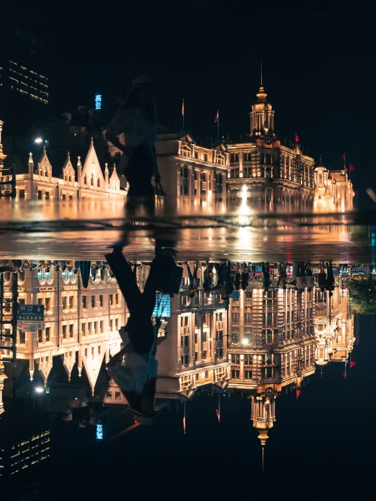 下过雨的上海，真的好伦敦……