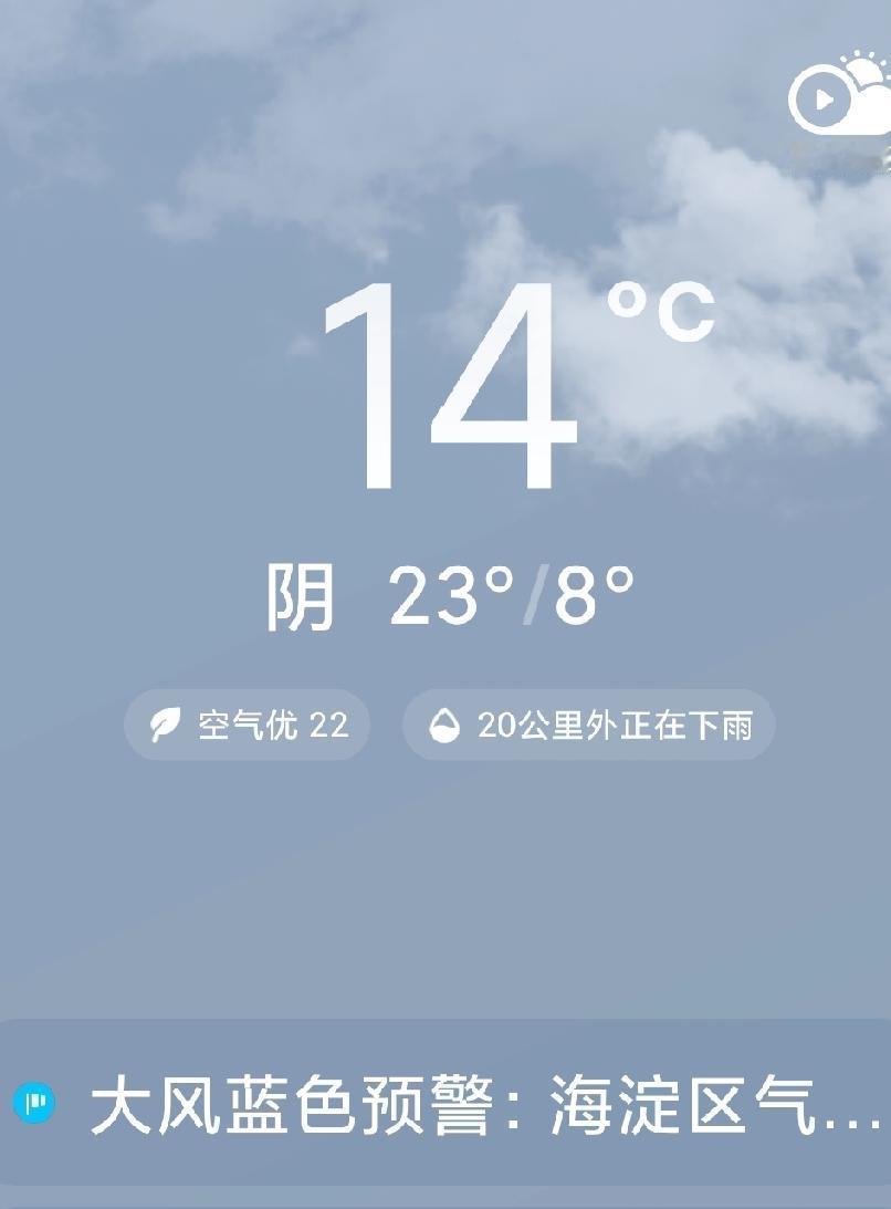 今天下了点雨，又刮风，温度起伏不定啊，厚衣服还是不能收起来啊，还是要注意保暖啊！
