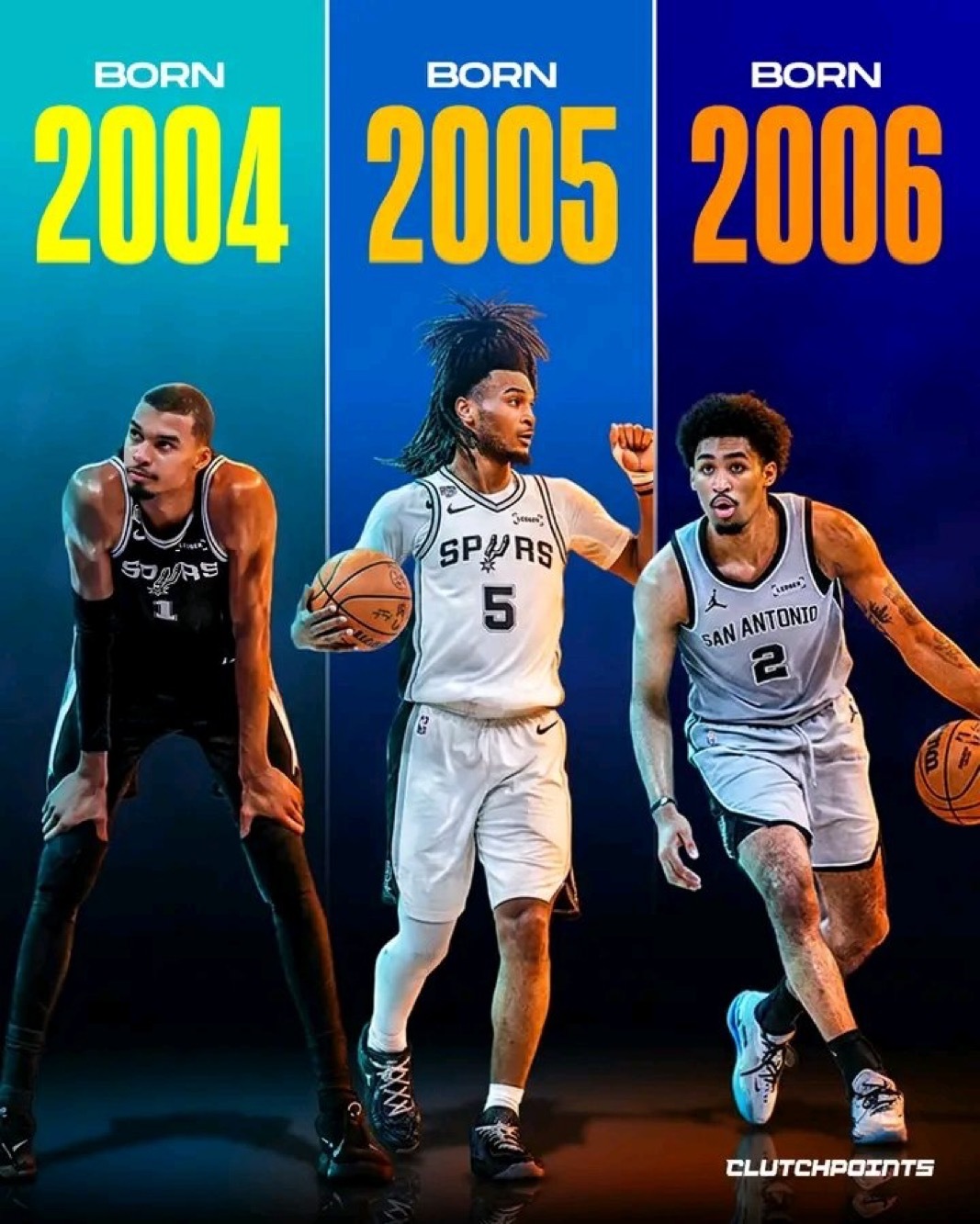马刺队距离赢得NBA总冠军只差三场胜利。现在想想他们围绕这些球员构建的阵容年龄。