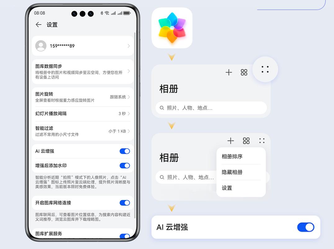 不愧是遥遥领先，鸿蒙4.0的AI大模型还能“云修图”，滤镜APP可能要失业了！这