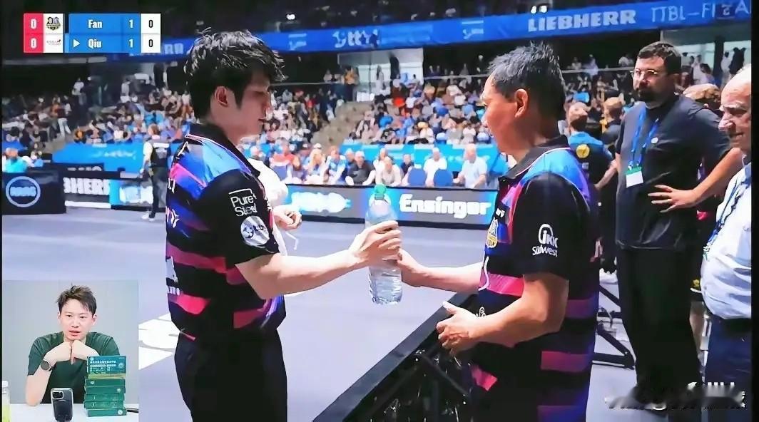 做樊振东的教练：真的太“舒服”了！
有谁留意过德甲联赛决赛时，萨尔布吕肯教练王志