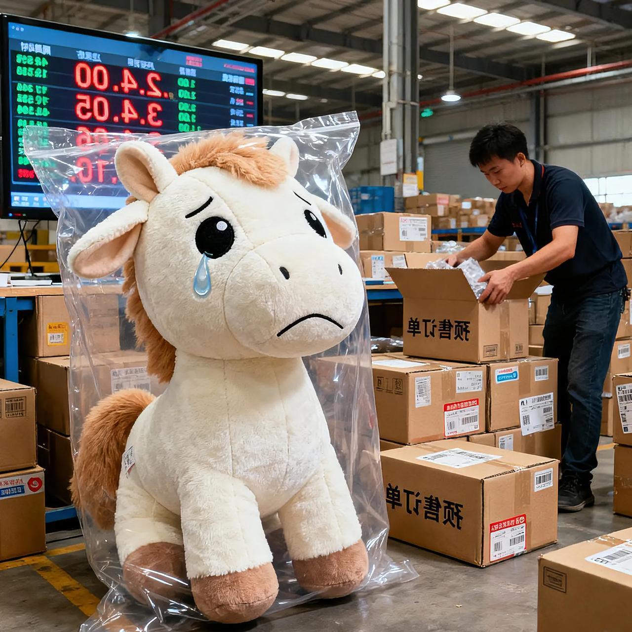 哭哭马爆火后，义乌工厂靠这招赢麻了
 
最近哭哭马玩偶突然火遍全网，订单量直接翻