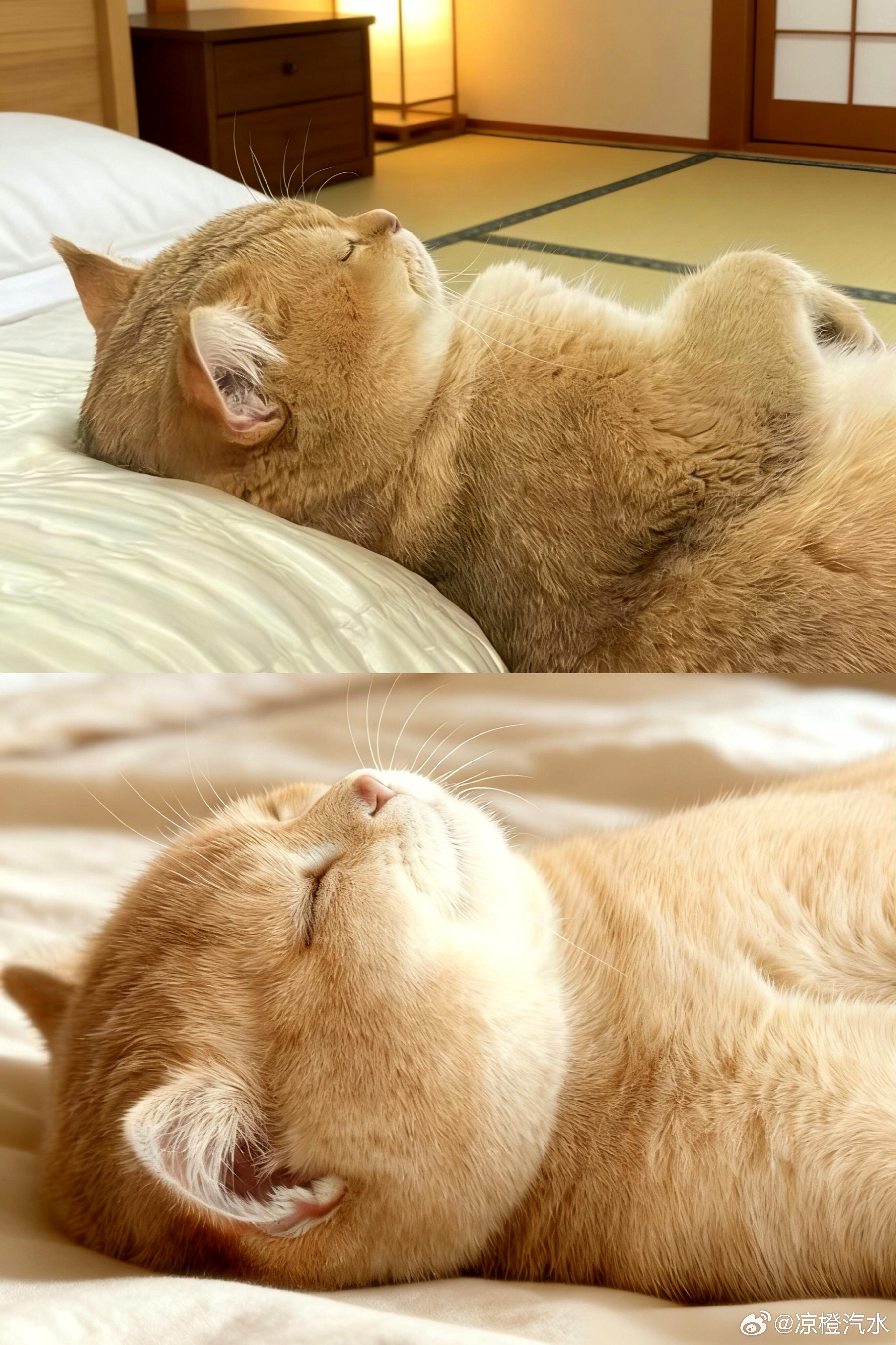 生活手记想要一个全是金渐层睡觉的评论区 
