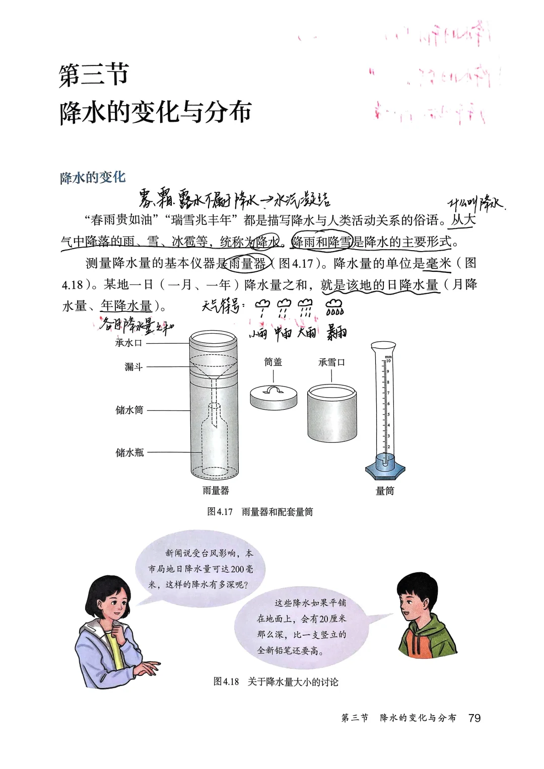 新人教版地理备课｜4.3 降水的变化与分布