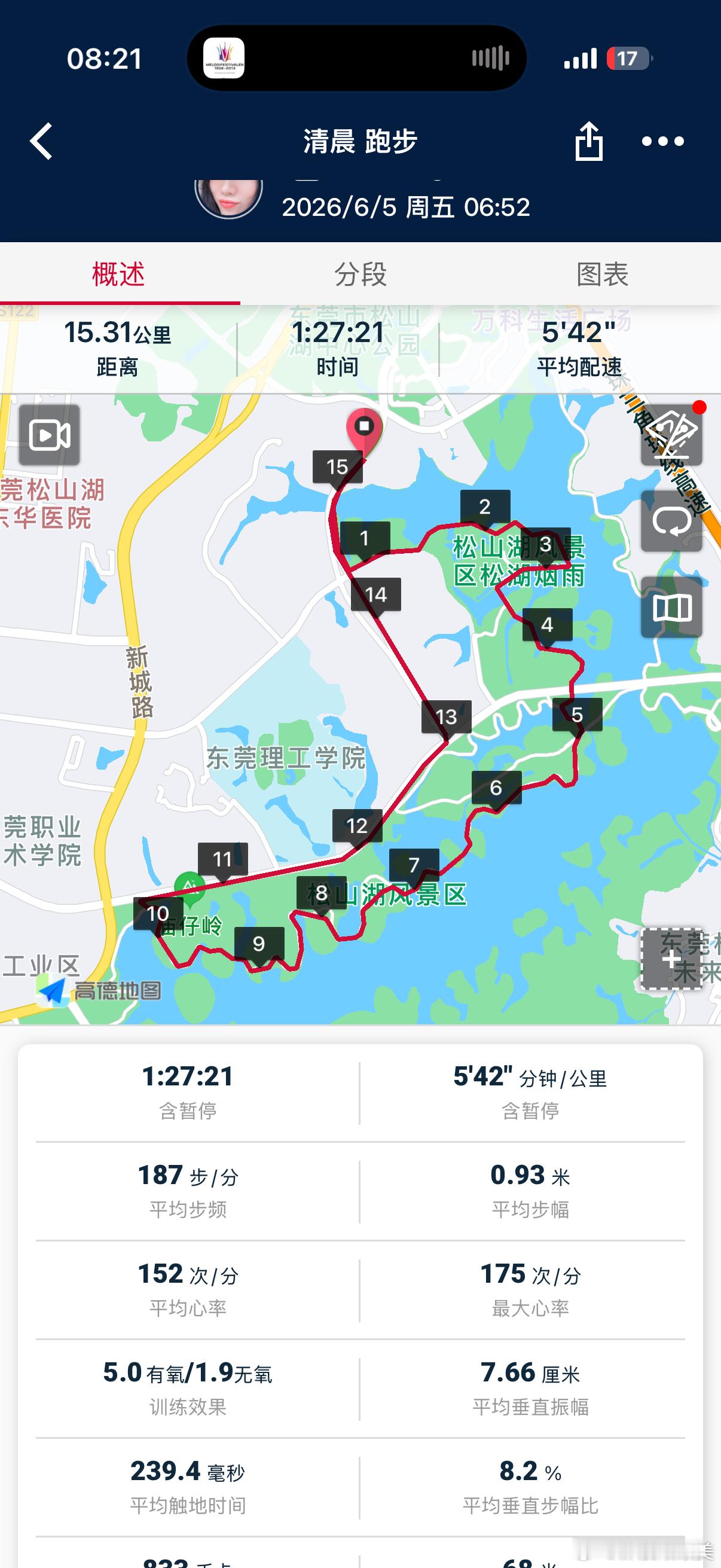 昨天睡了7小时57分身体电量充满100睡了个好觉跑步即刻开跑跑步 那就跑个步吧。