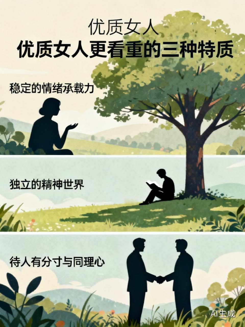 好多人以为男人吸引女人靠颜值、身材、钱，可那些能让女人相伴十几二十年的男人，靠的