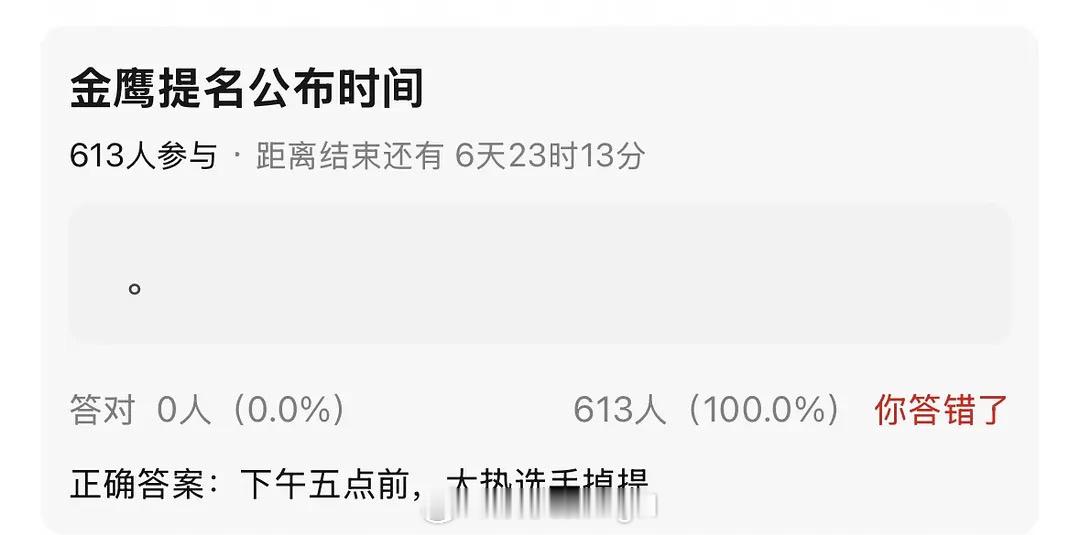 🍉金鹰奖提名公布时间今天下午5点大热门选手掉提你觉得会是谁呢迪丽热巴、杨紫、杨