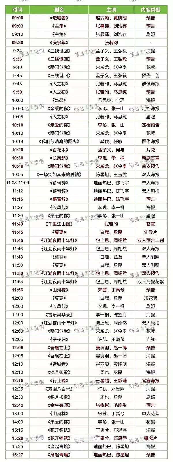 23号腾讯 剧宣 有你喜欢的吗 ​​​