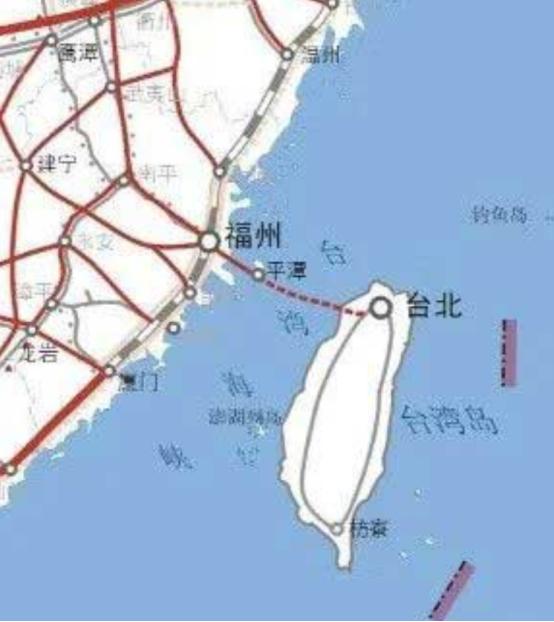 高铁2035年到台湾正在实现，中国战略铁路线开建，外界高度关注。
9月29日，中