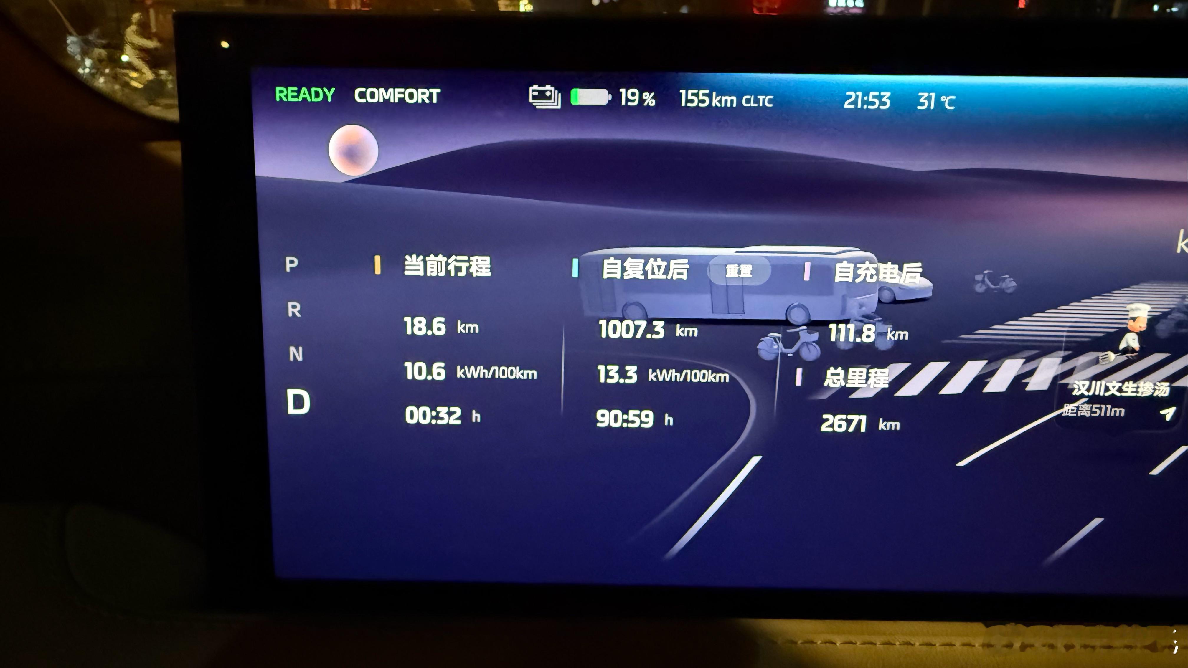昨晚开了一下智己L6，这车的电耗是真低，过两天测测极限续航是多少[doge]智驾