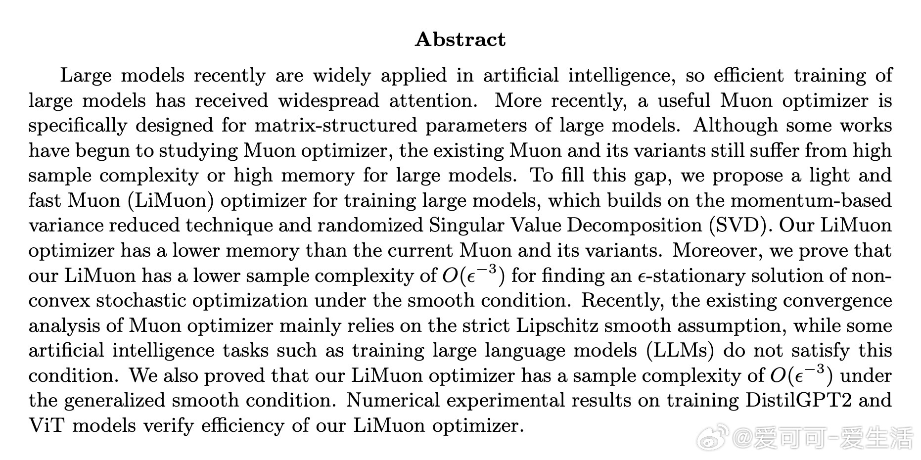[LG]《LiMuon: Light and Fast Muon Optimiz