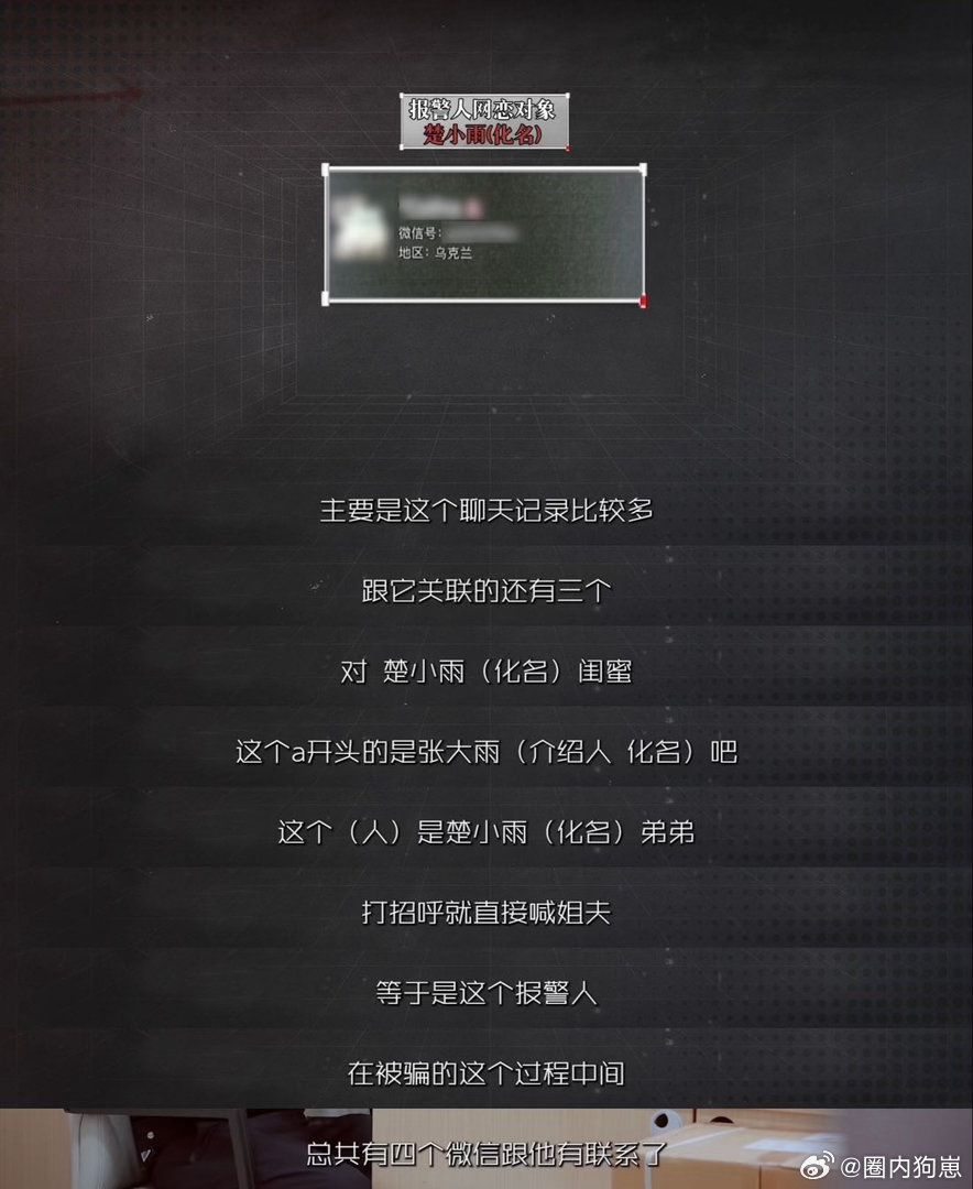 女子一人分饰五角网恋诈骗63万 网恋没见面就被骗63万，介绍人自导自演五角戏，被