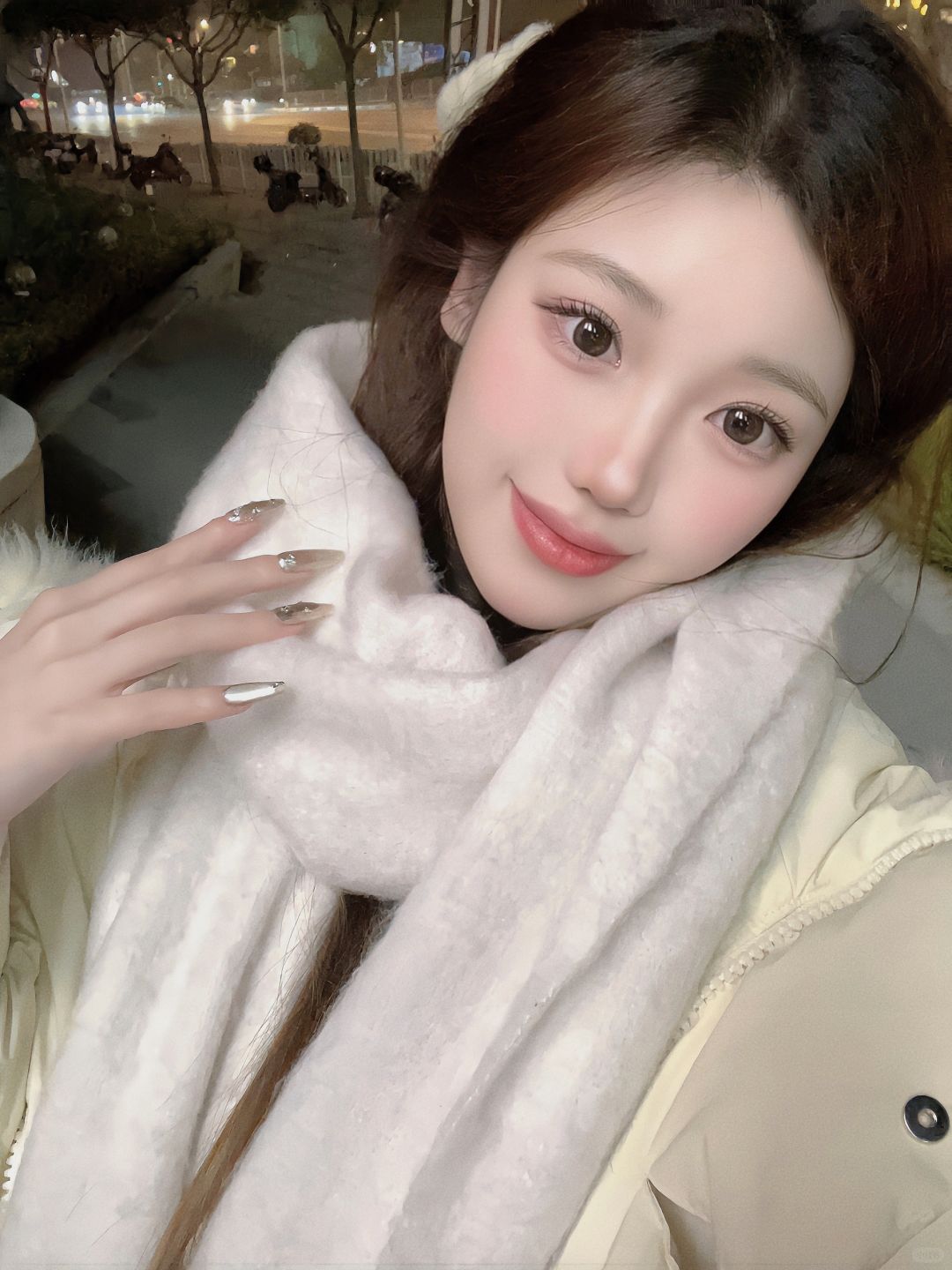 冬天奶里奶气～🤍路边这样随手拍都很好看呀！