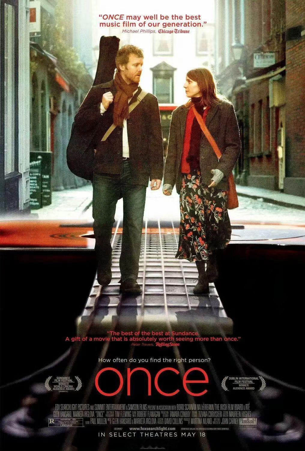 据报道，曾主演音乐电影《Once》的爱尔兰音乐人Glen Hansard，于本周