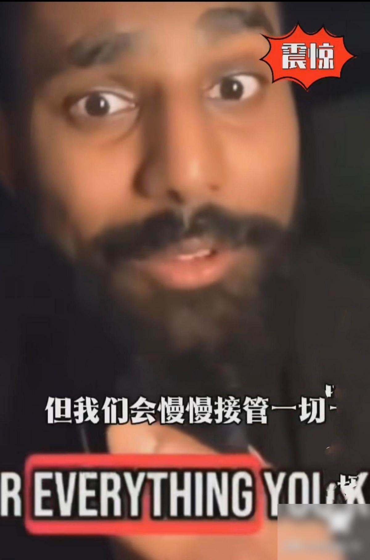 一名印度人，发视频炫耀，说他们印度人，不论到哪个国家哪个城市，据报道都能先把日子