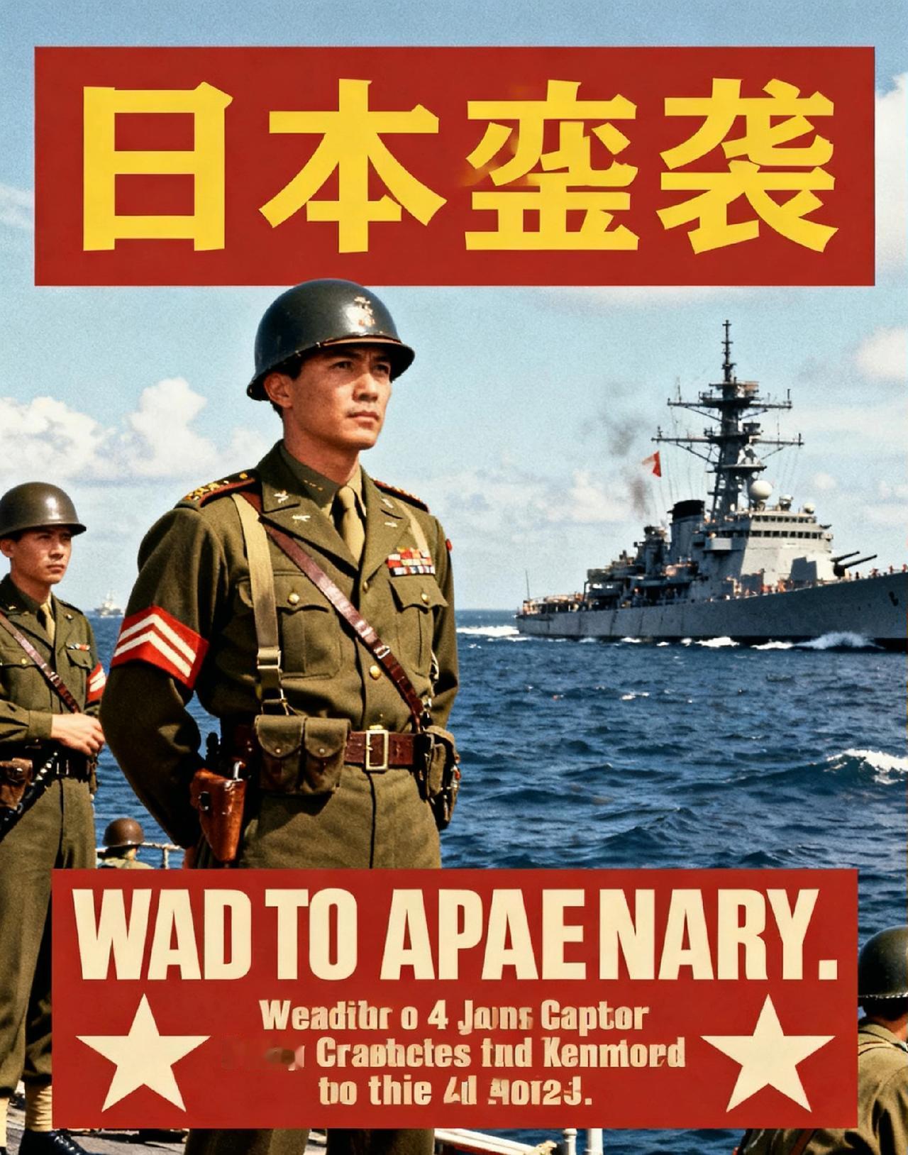 惊世警钟！必须死盯日本右翼，慎防佢哋铤而走险偷袭我军要害——
 
    日本防