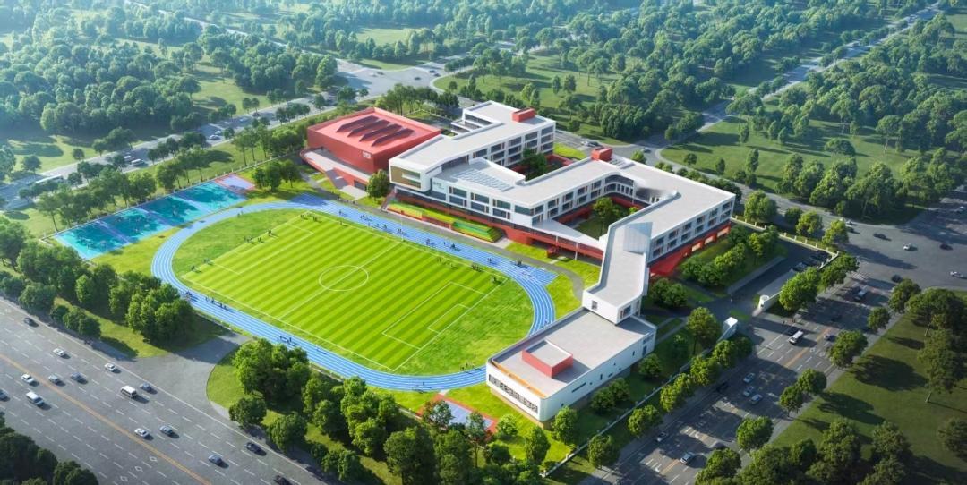 近日，位于青岛高新区的康复大学附属学校项目地下结构全面封顶！康复大学附属学校位于