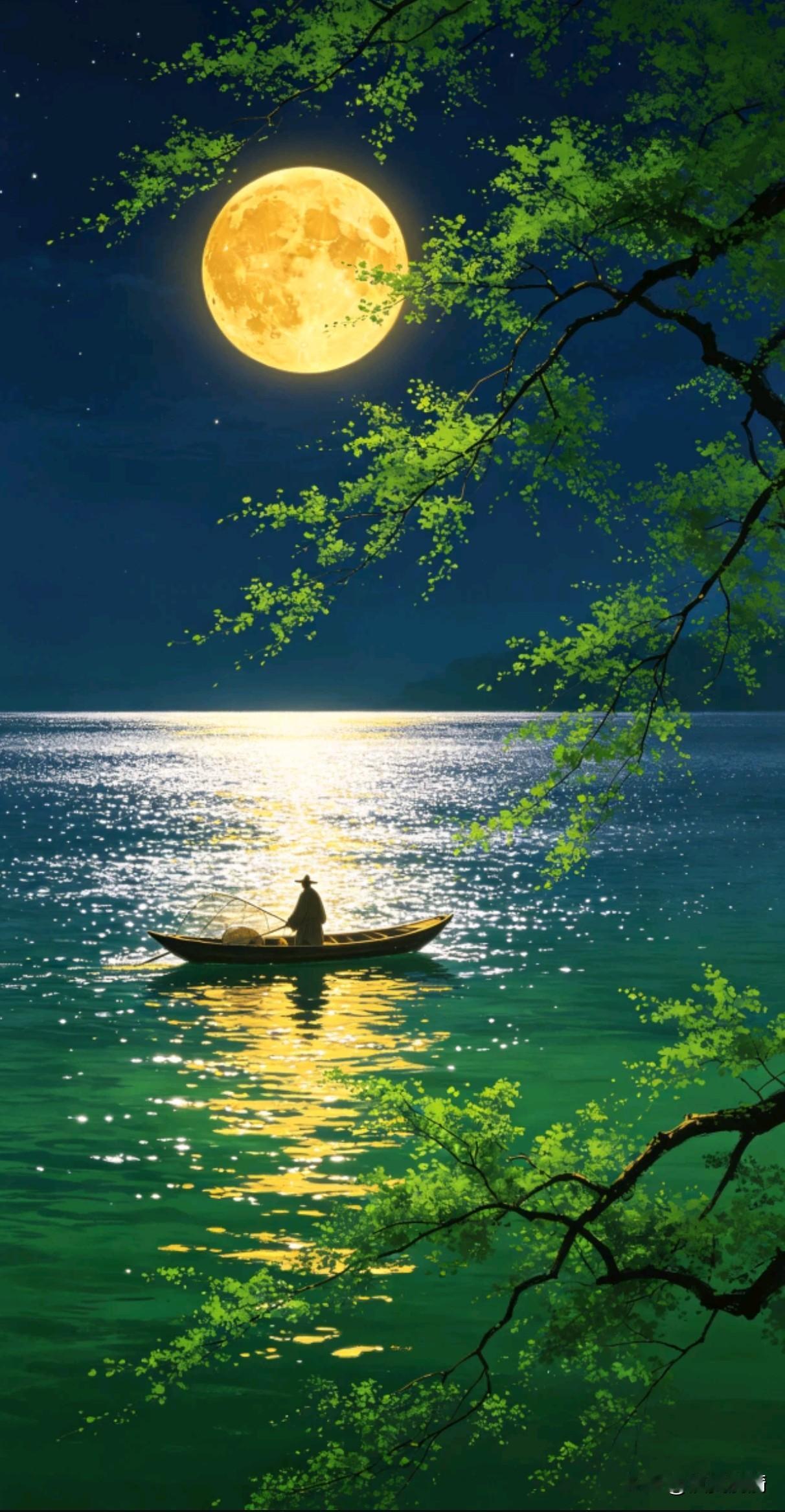 《星河入梦，万事可期》

醉后不知天在水，满船清梦压星河。
人生如逆旅，我亦是行