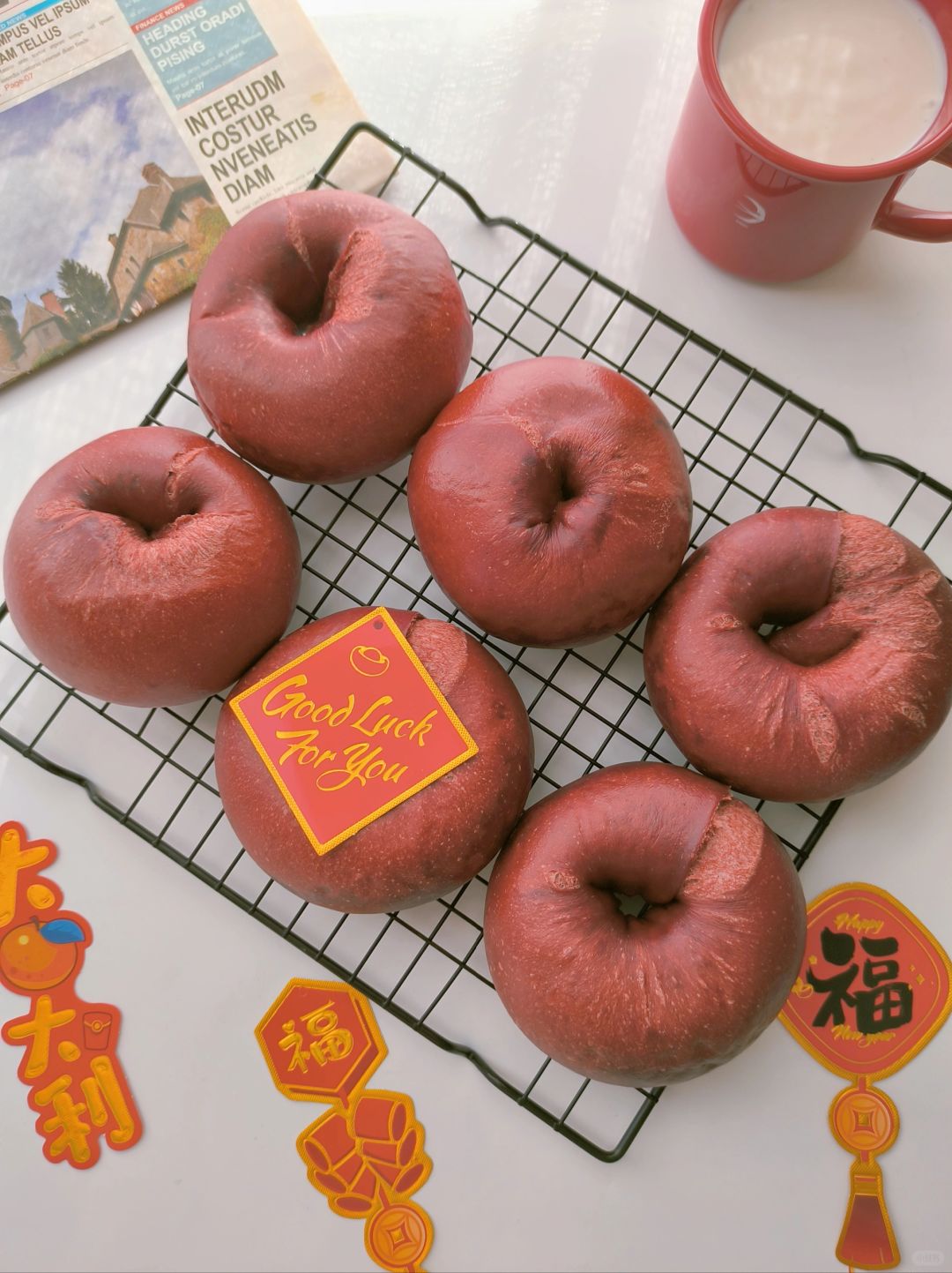 红红火火新年贝果