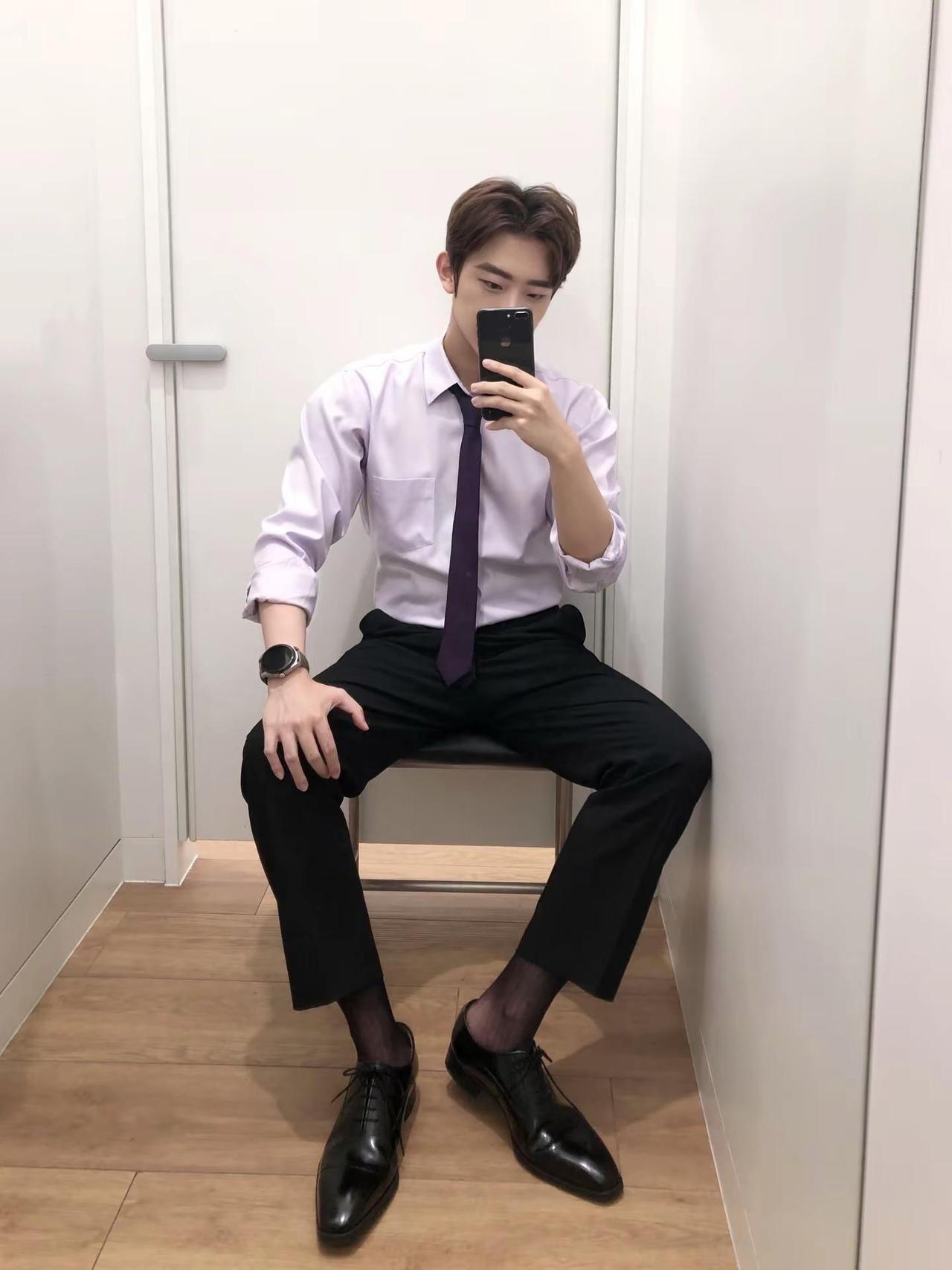 今日人夫。正装ootd 商务系穿搭 人夫感