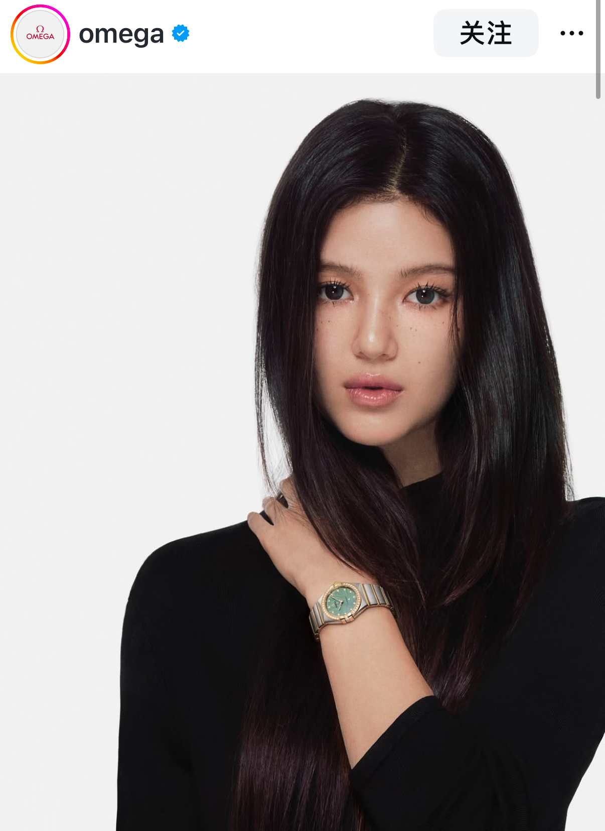 OMEGA官宣DANIELLE成为新任全球品牌大使，按照OMEGA品牌的说法应该