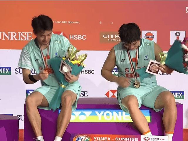 2026年印度羽毛球公开赛 要被梁王“松弛”的上炕坐姿笑死了😂 