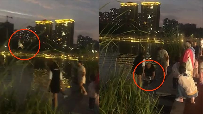 【男子3次将小狗远抛水中，路人劝阻，男子回怼：我的狗你管得着吗】7月19日，陕西