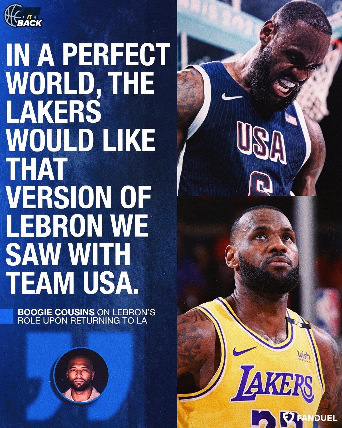 考辛斯认为应该像瑞士军刀一样使用勒布朗詹姆斯，但考虑到他20多年来始终保持着顶级