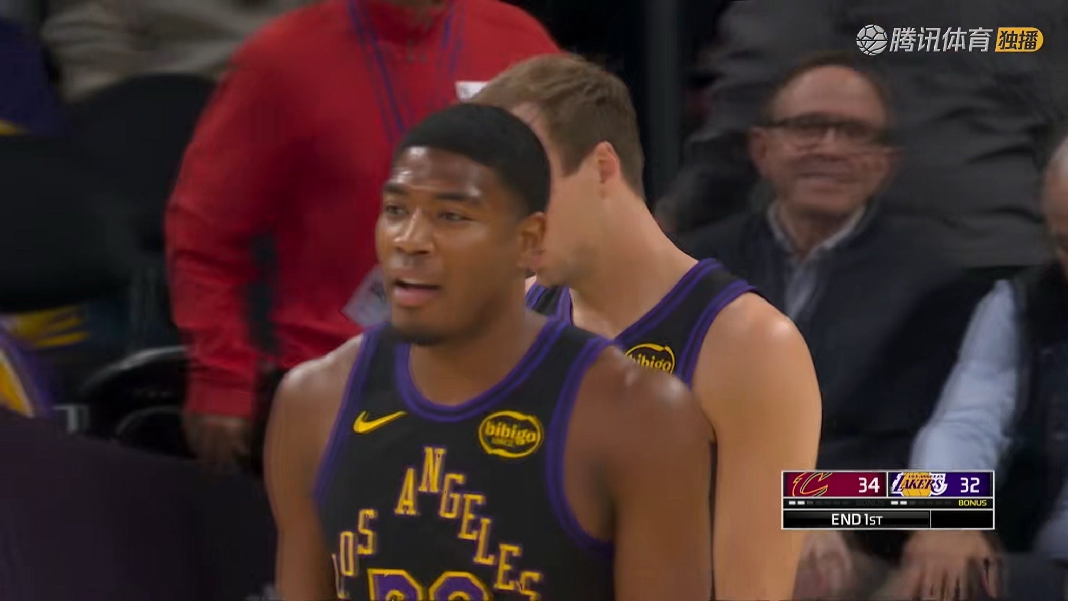 第一节湖人32-34骑士！感觉怎么样骑士vs湖人
