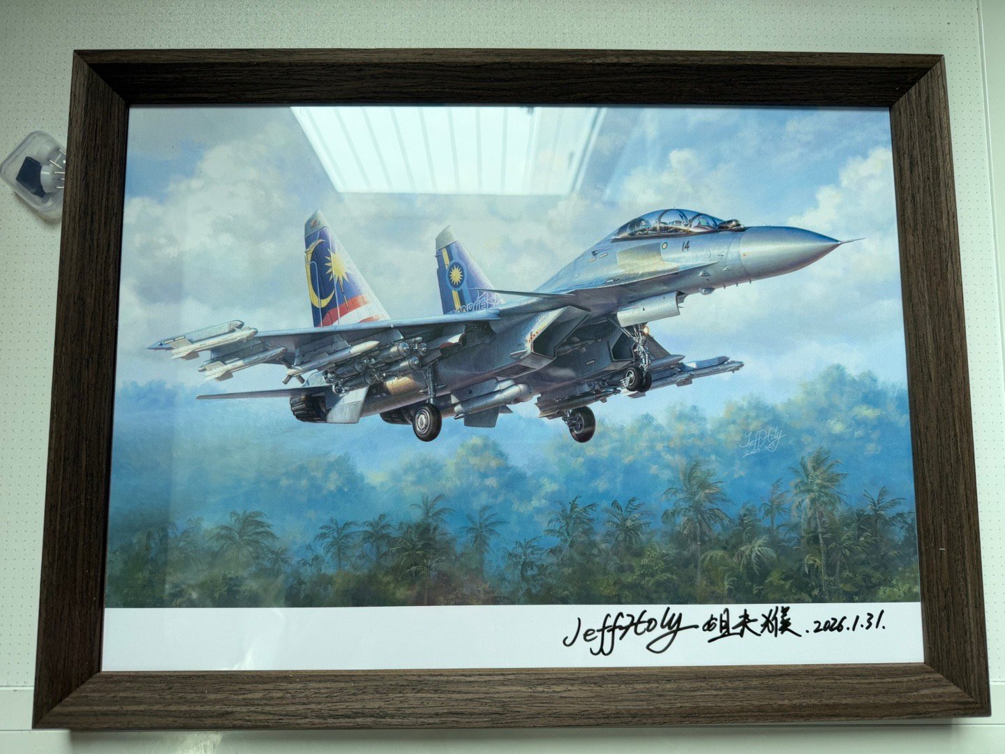 马年抽个大马的MKM原画很合理吧？画册成本太高抽不起了，今年就画框好了，A3尺寸